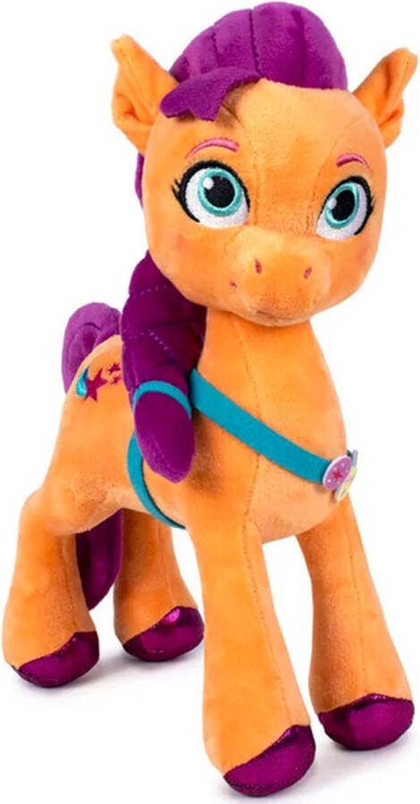 My Little Pony Sunny Starscout – Pluche Knuffel 25 cm {Speelgoed Knuffeldier voor kinderen jongens meisjes : Een nieuwe generatie Bekend van Netflix Pipp Petals Zipp Storm Sunny Starscout Izzy Moonbow Hitch Trailblazer}