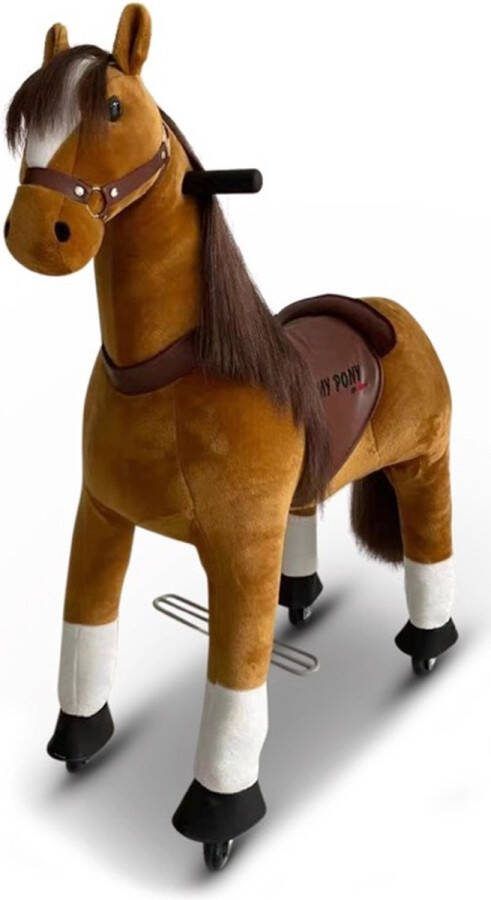 My Pony ROLLZONE Rijdend speelgoed paard (MP2040-M) Zithooge 65 cm Kinder Hobbelpaard