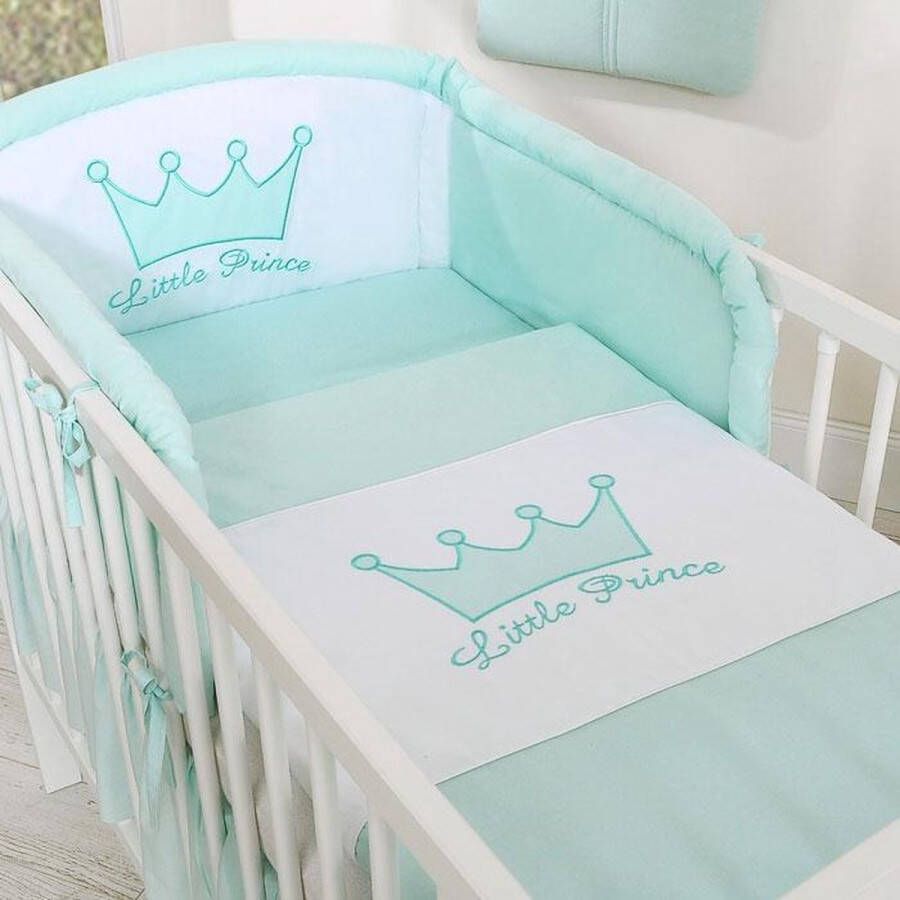 My Sweet Baby Overtrekset Princess Mint Baby Dekbedovertrek Kinderdekbedovertrek