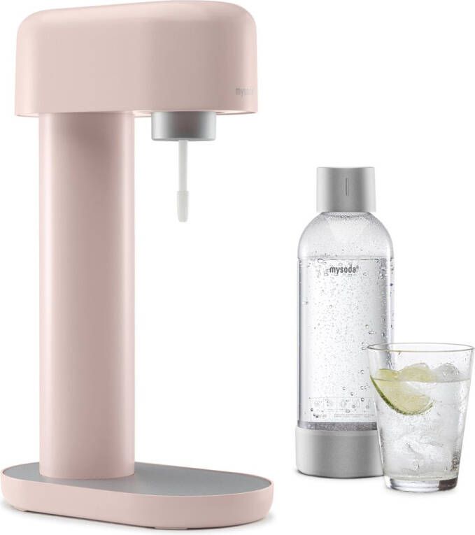 MYSODA Ruby Light Pink- aluminium design bruiswatertoestel