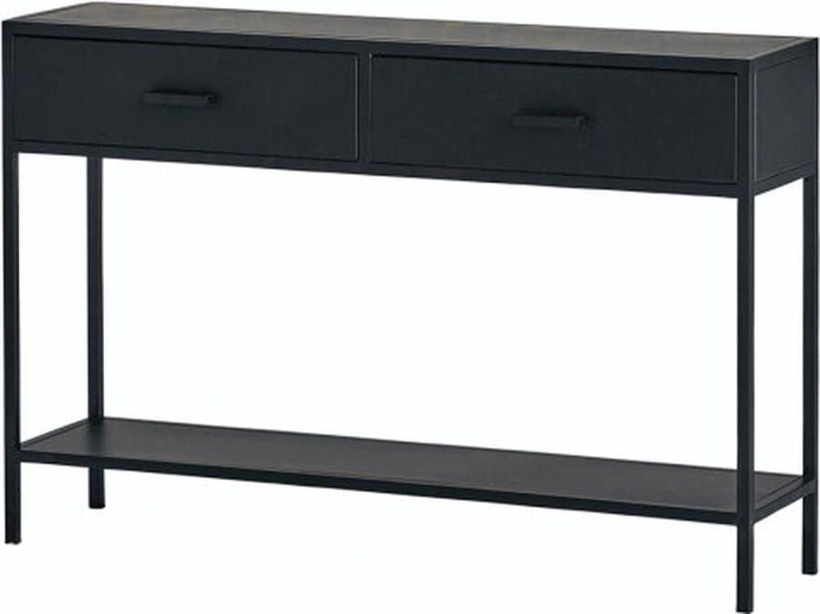 MySons Sidetable Black Metal 120 cm