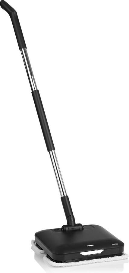 N8WERK Vloermop Midnight Black Edition met trilfunctie Vibrerende mop op batterijen met sprayfunctie LED-verlichting & 2 microvezeldoeken Batterijlevensduur tot 90 min