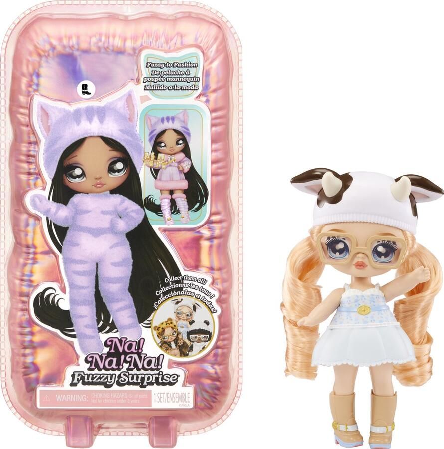 Na! Surprise Na! Fuzzy Surprise Cow Girl Minipop