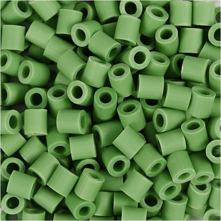 Nabbi BioBeads van groen afm 5x5 mm gat grote 2.5 mm medium 1000 stuk 1 zakje