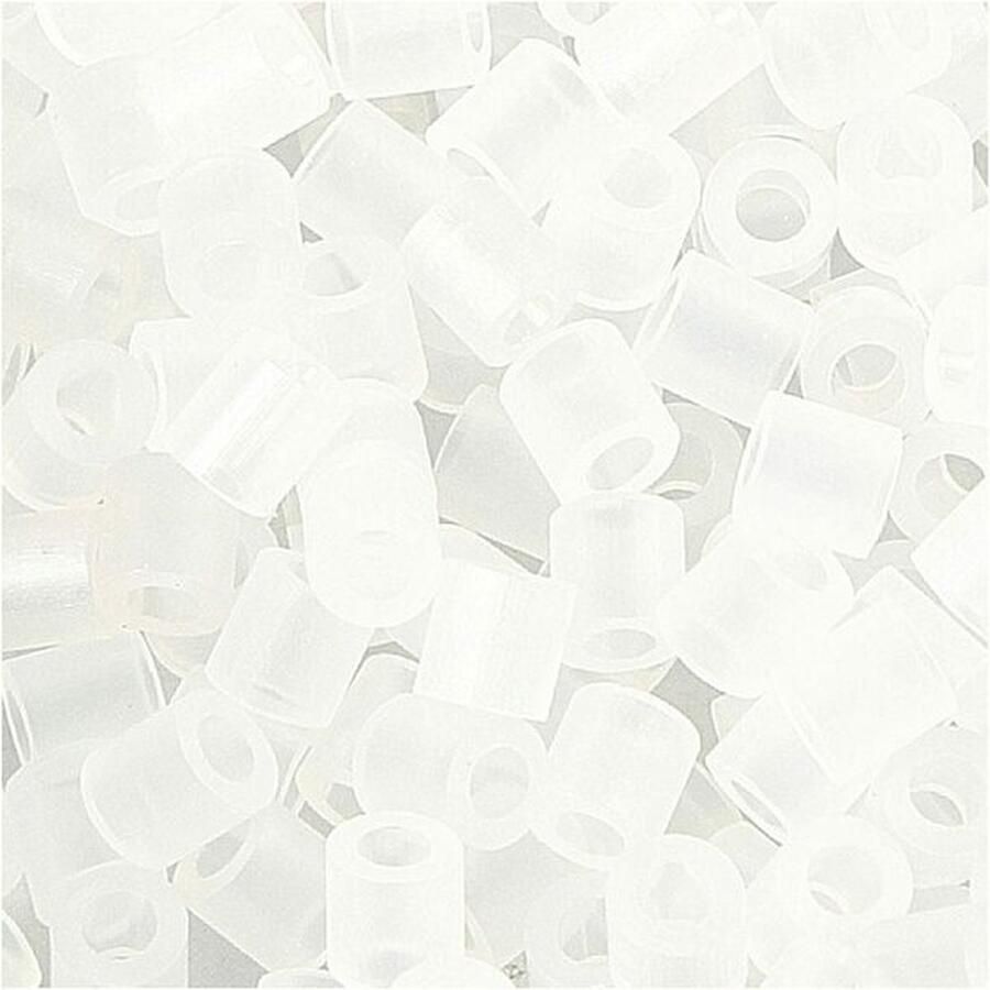 Nabbi Strijkkralen Kralen Voor Onderplaten En Sieraden Doorzichtig Transparant (32264) Medium Afm 5x5mm Gatgrootte 2 5 mm 1100 stuks