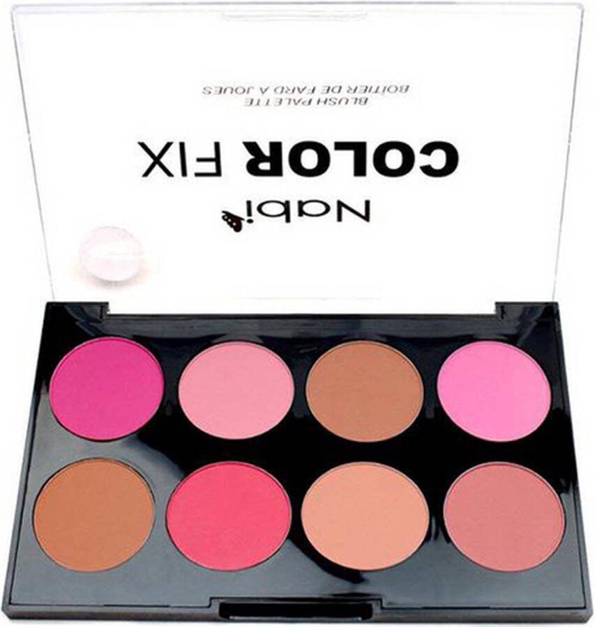 Nabi Cosmetics Nabi Color Fix Blush Palette 8 Tinten Blush 28 g