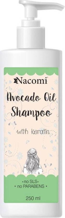 Nacomi Avocado Oil Shampoo Hair Shampoo With Avocado Oil 250Ml
