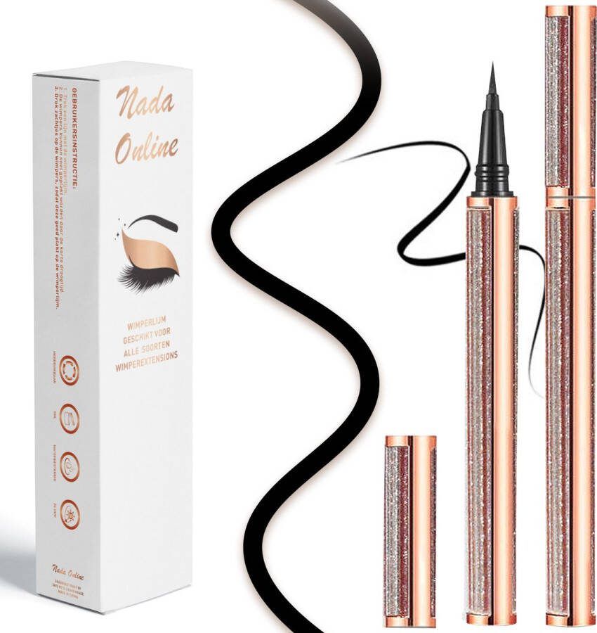 Nada Online Wimperlijm Wimperextensions lijm Wimperlijm Voor Wimperextensions Eyelash Glue Wimperlijm Magnetische Wimpers Kerstcadeau Voor Vriendin