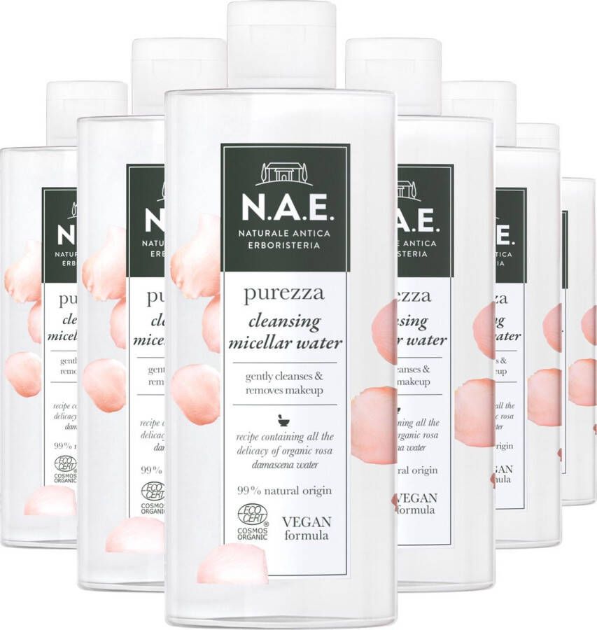 N.A.E. Naturale antica erborista N.A.E. Purezza Micellar Water Vegan Gezichtsverzorging Voordeelverpakking 6 x 500 ml