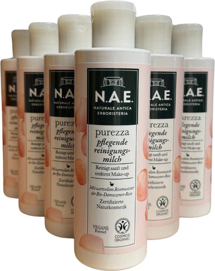 N.A.E. Reinigingsmelk 200 ml 6 stuks voordeelverpakkking