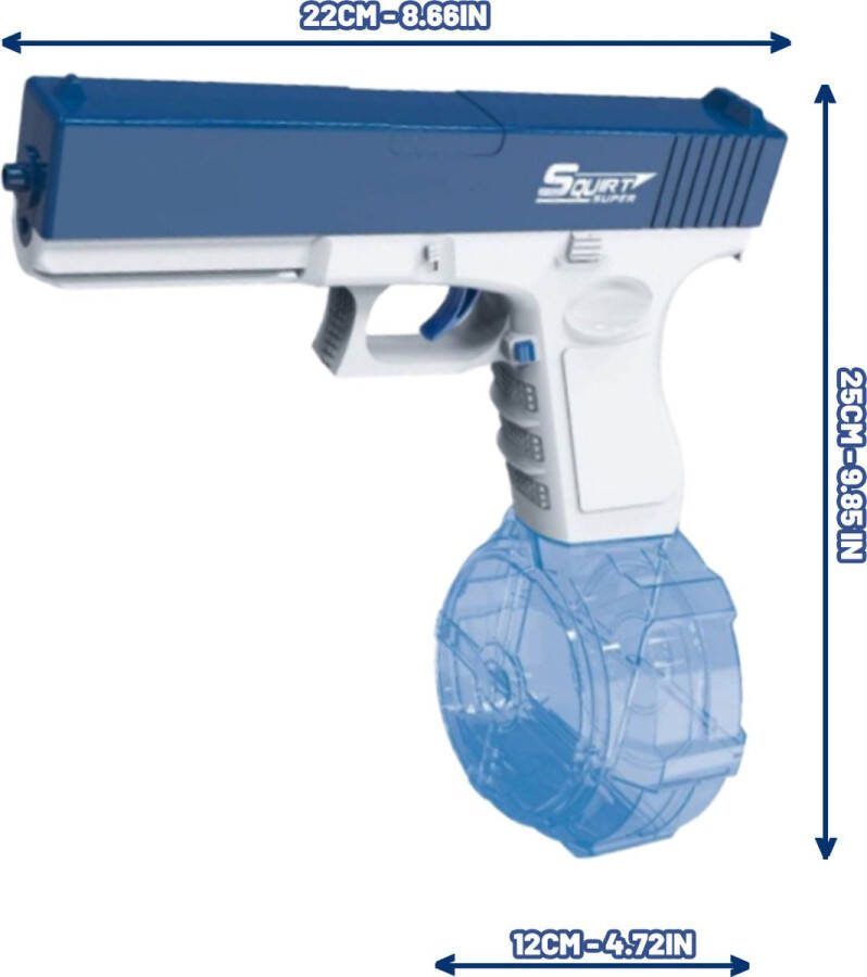 Nafilo Elektrisch Waterpistool Glock Blauw Oplaadbaar Speelgoed voor in de Zomer