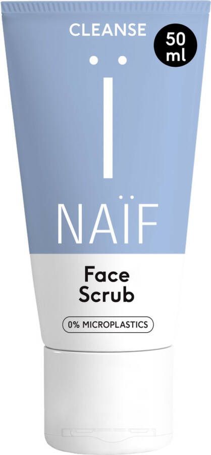 Naïf Circulaire Gezichtsscrub 50ml Gezichtsverzorging met Natuurlijke Ingrediënten