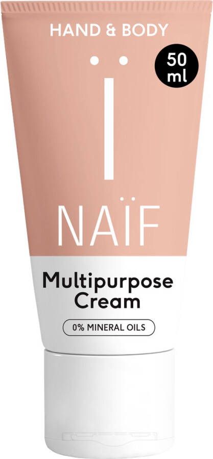 Naïf Herstellende Alles-In-Éen Crème Helpt Tegen Droge Plekjes Huidverzorging met Natuurlijke Ingrediënten 50ml