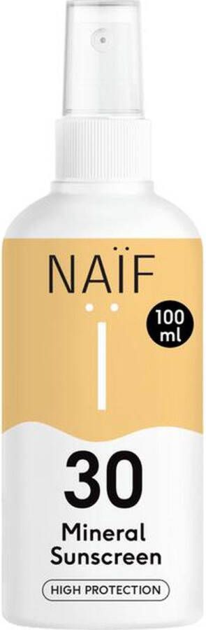 Naïf Naif Mineral Sunscreen SPF 30 spray 100 ml