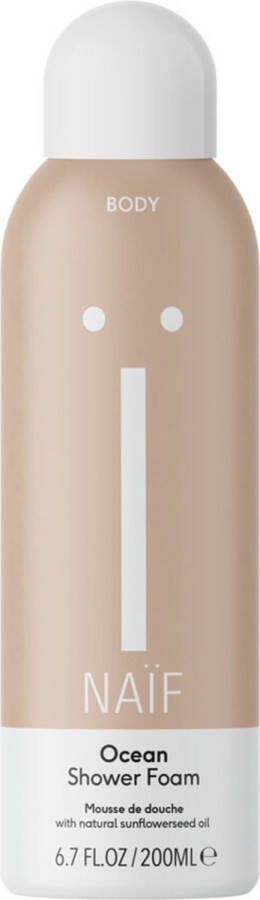 Naïf Ocean Doucheschuim 200ml met Natuurlijke Ingrediënten