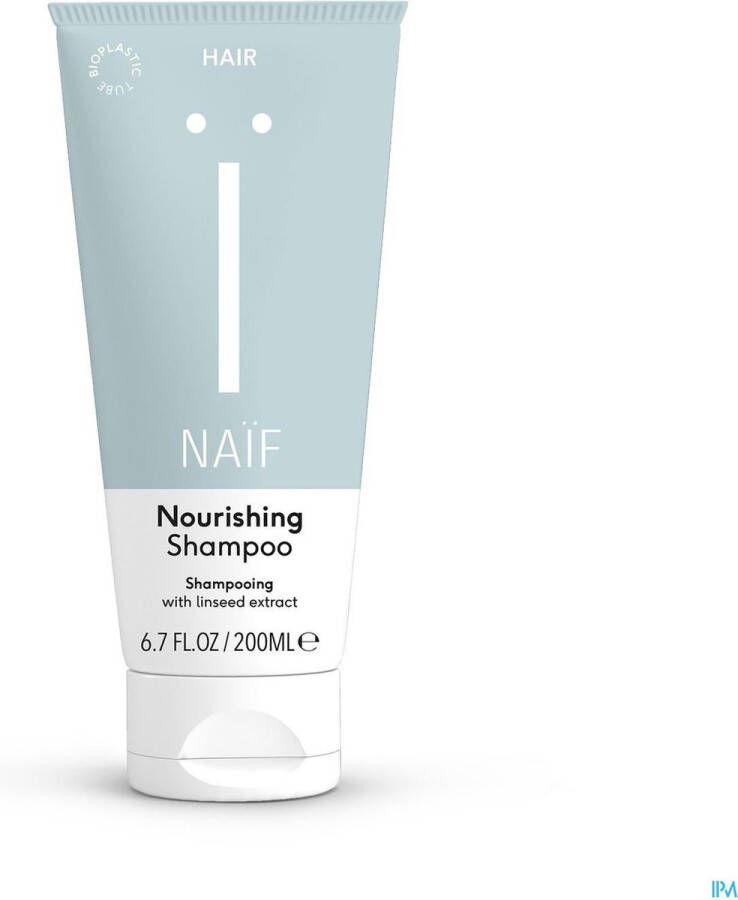 Naïf Voedende Shampoo 200ml Haarverzorging met Natuurlijke Ingrediënten