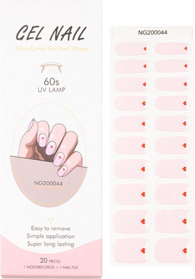 NailGlow Gel Nagel Wraps Love Me Too Gel Nagel Stickers Nail Wraps -Bij elke 2 pakjes die je besteld ontvang je een gratis Nagelriemolie pen t.w.v €7 85! Gel Nail Wraps Gel Nail Stickers Nail Art Nail Foil