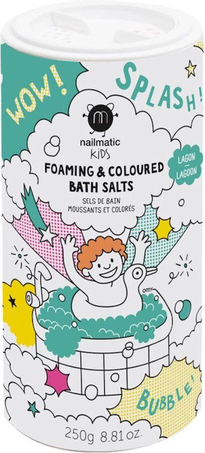 Nailmatic Kids Schuimend & Gekleurd Badzout Lagune 250g