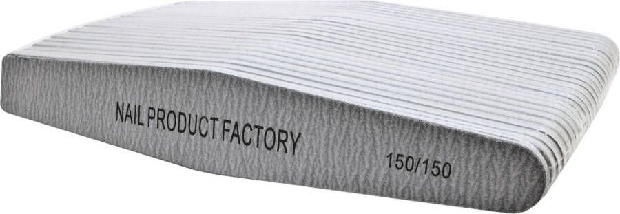 Nailproduct-factory Vijl trapeze grijs 150 150 25 stuks Nail factory