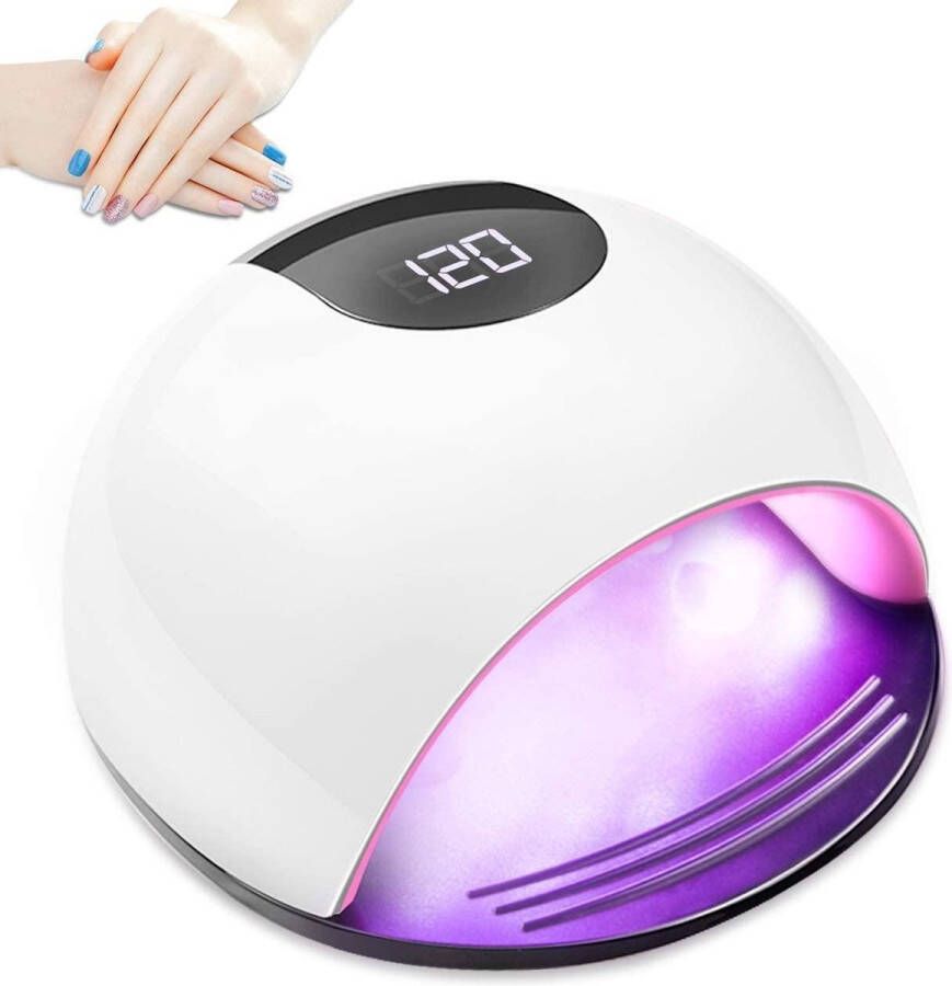 Nails Nageldroger LED UV-lamp professionele nagellamp LED-nageldroger met 10s 30s 60s 120s timer LCD-scherm