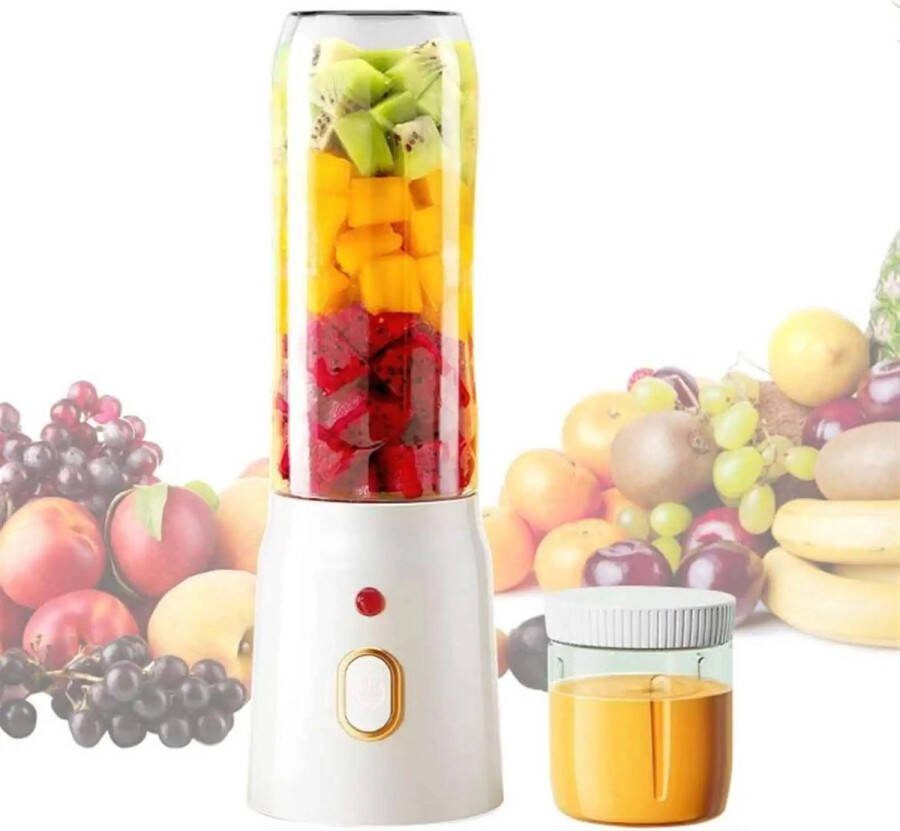 Naiz Blender Draadloos 10 messen mixer 500 ml beker USB opladen