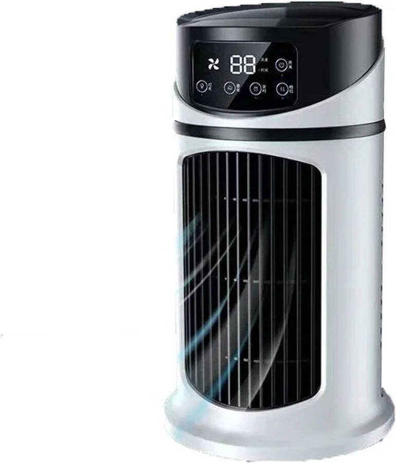 Naiz Draagbare mini airco Waterkoeling ventilatie 300 ml Ijsblokjes Opladen via usb Luchtkoeler