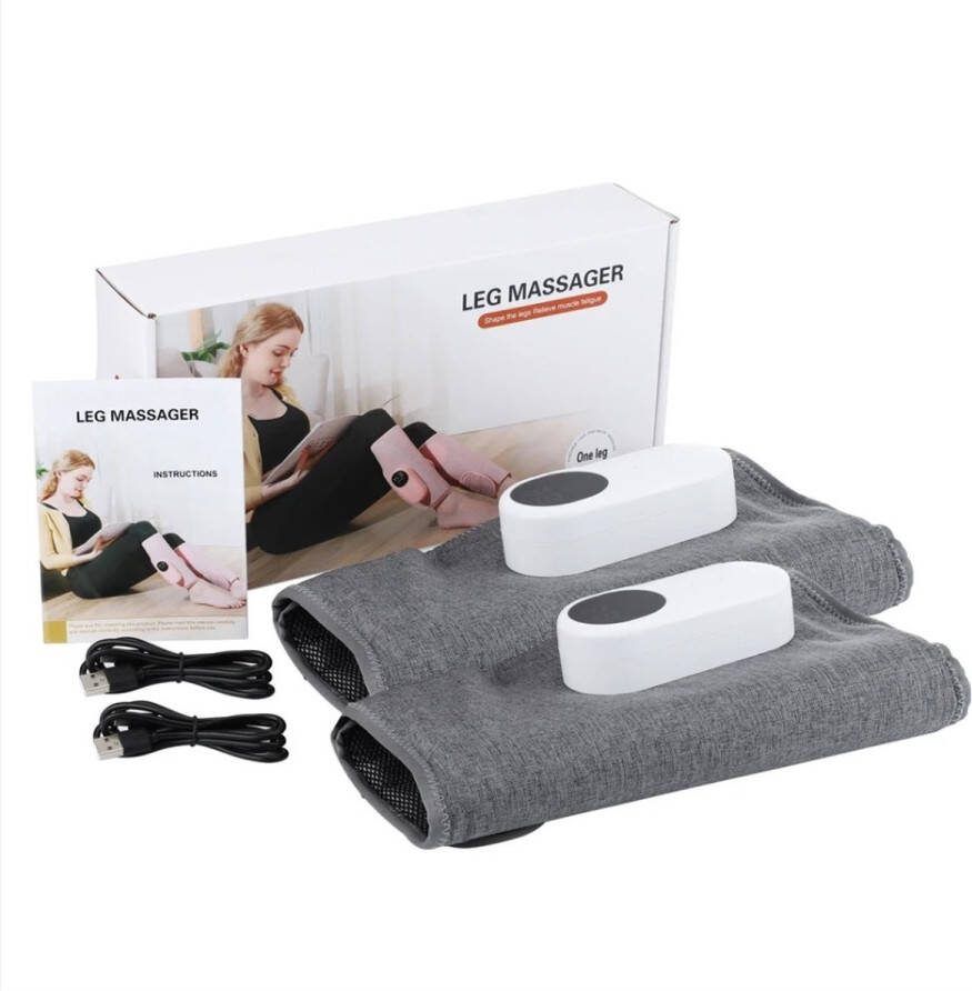 Naiz Elektrische kuitspier massage apparaat 2 stuks Ook geschikt voor armen Luchtdruk Warmte Trillingen Spiermassage