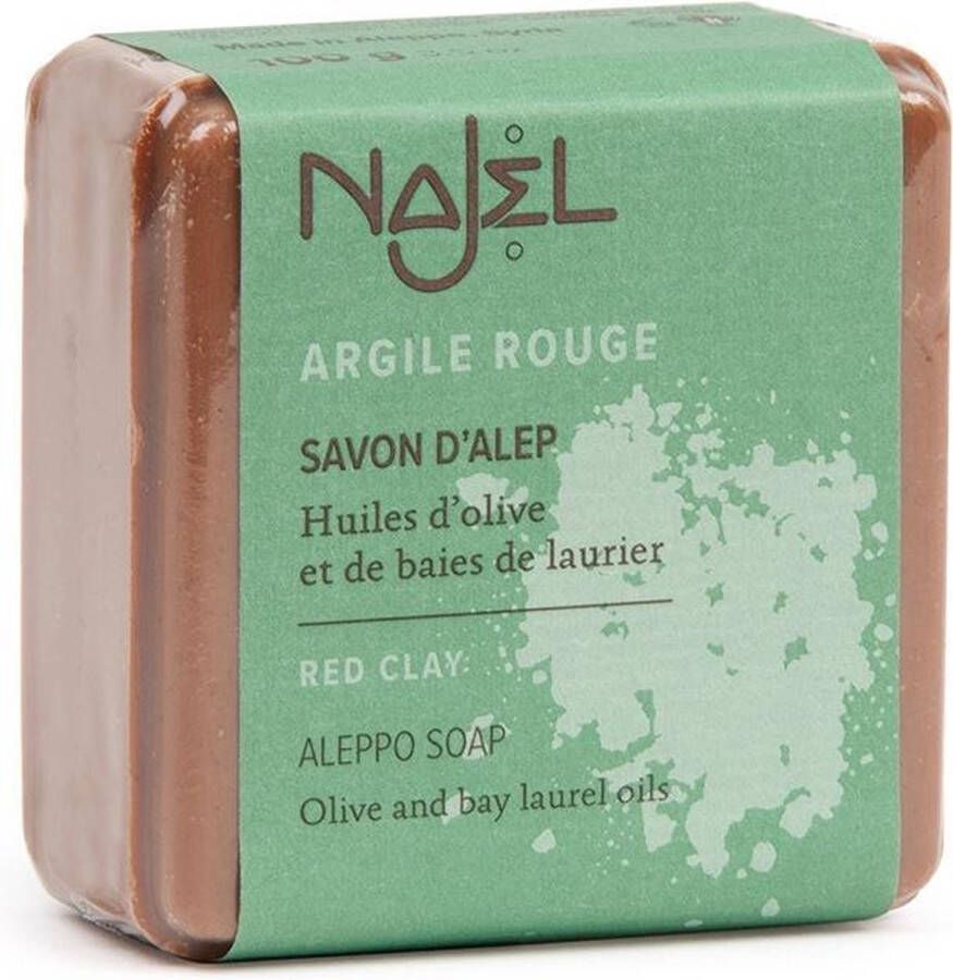 Najel Aleppo scrubzeep rode klei 100 gram