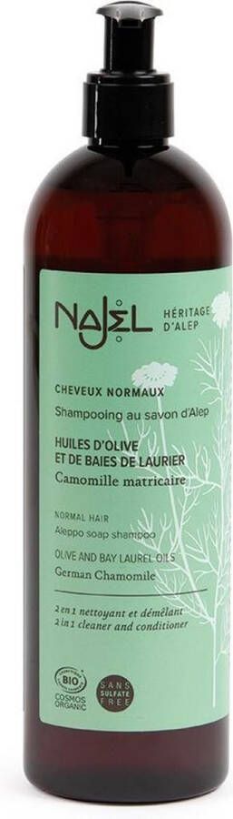 Najel Aleppo Shampoo voor normaal haar BIO (500ml)