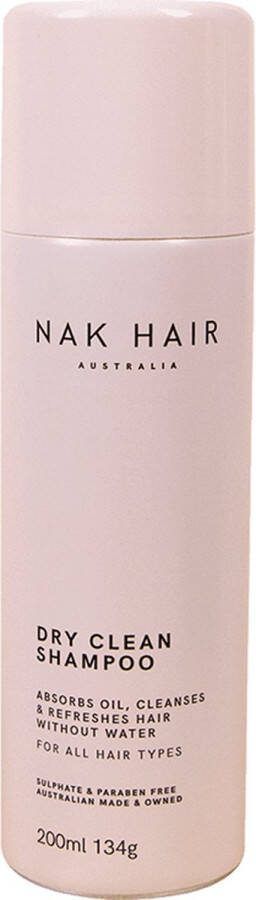 NAK Dry Klean Shampoo 200ml Droogshampoo vrouwen Voor Vet haar