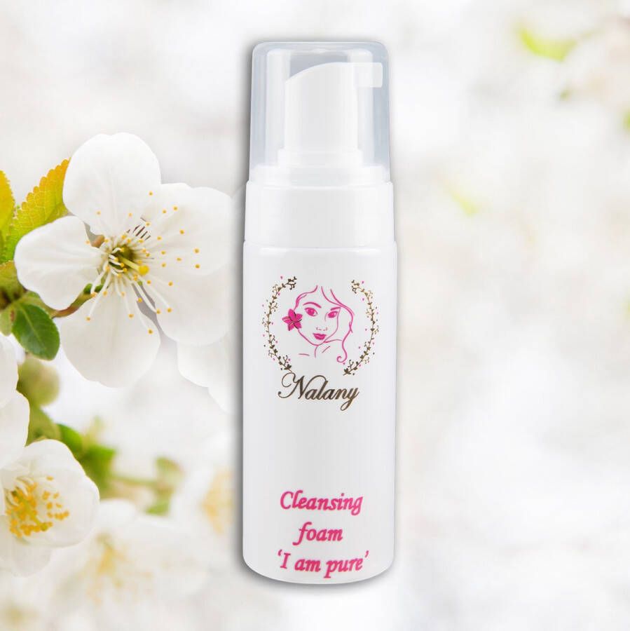 Nalany skincare cleansing foam 'I am pure' Reinigingsmousse Alle huidtypes Sulfaatvrij Puur natuur Handgemaakt