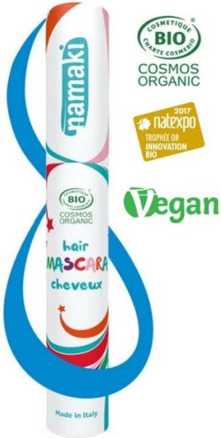 Namaki Kinder haarkleur – Uitwasbare haarverf – Vegan Organisch aloë vera sap glycerine acacia gom – 9 ml Blauw