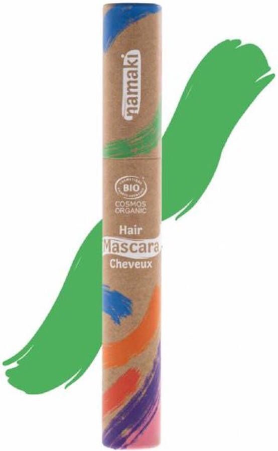 Namaki Kinder haarkleur – Uitwasbare haarverf – Vegan Organisch aloë vera sap glycerine acacia gom – 9 ml Groen