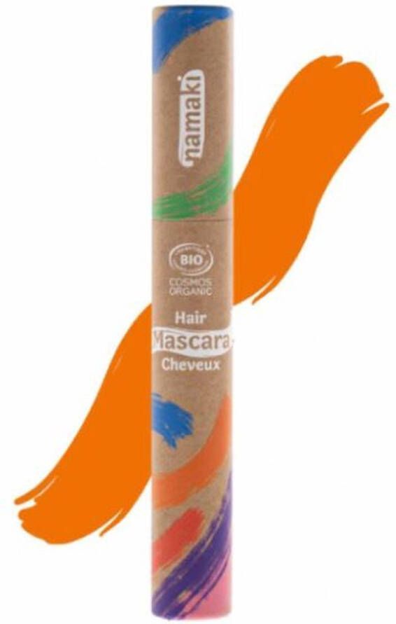 Namaki Kinder haarkleur – Uitwasbare haarverf – Vegan Organisch aloë vera sap glycerine acacia gom – 9 ml Oranje