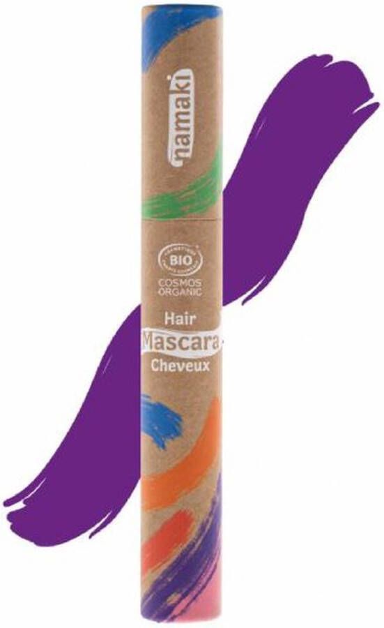 Namaki Kinder haarkleur – Uitwasbare haarverf – Vegan Organisch aloë vera sap glycerine acacia gom – 9 ml Paars