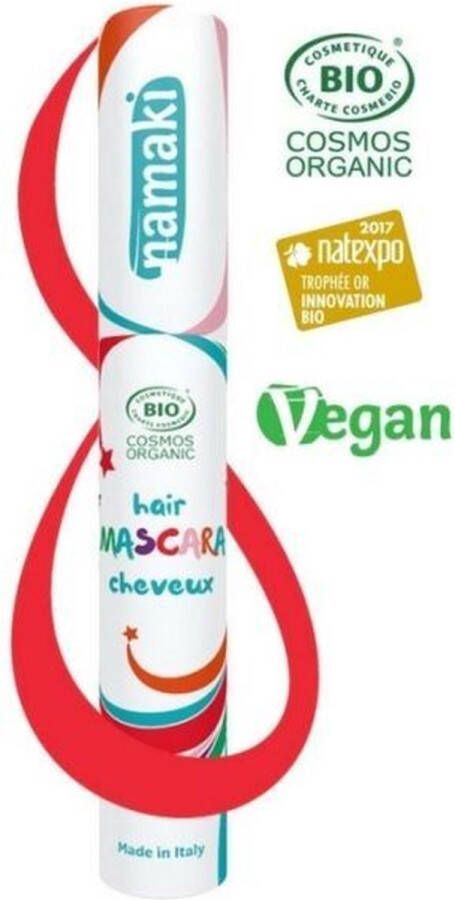 Namaki Kinder haarkleur – Uitwasbare haarverf – Vegan Organisch aloë vera sap glycerine acacia gom – 9 ml Rood