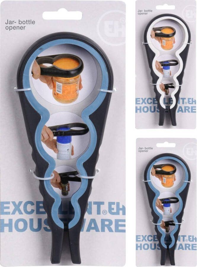 Nampook Excellent Houseware Fles en Potopener 4 in1 allesopener (1 stuk)