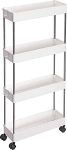 Nancy's Ada Trolley Badkamertrolley Keukentrolley Wit 40 x 12.5 x 86