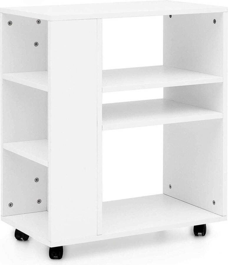 Nancy's Rekwagen Moderne Telefoontafel Wit 60 x 35 x 75 cm