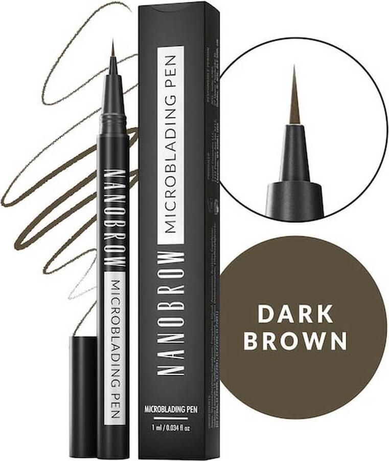 Nanobrow Microblading Pen Dark Brown 1ml
