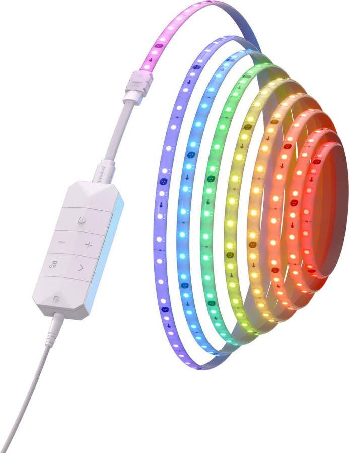 Nanoleaf Essentials Matter Smart Multicolour HD Lightstrip Starter Kit RGBIC 5m Wit
