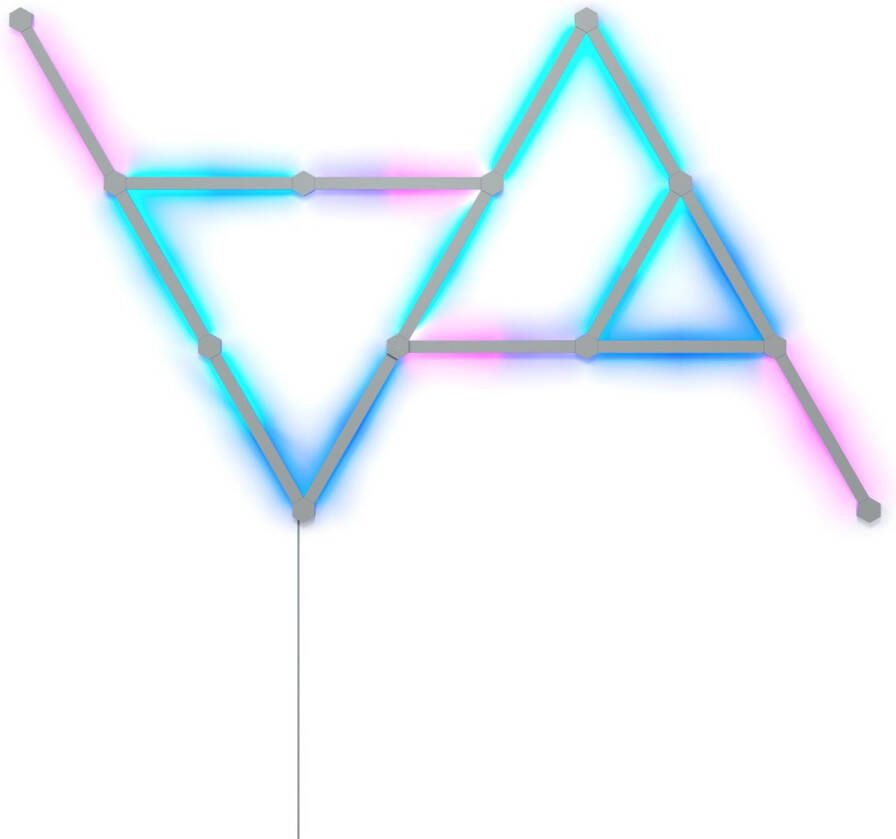 Nanoleaf Lines 60 Degrees Starterkit Slimme Verlichting 15 RGB LED Light Bars Siri Google Alexa Compatibel
