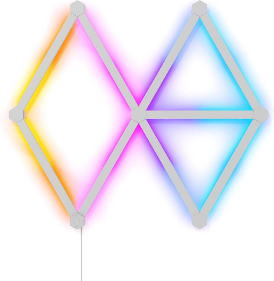 Nanoleaf Lines 60 Degrees Starterkit Slimme Verlichting 9 RGB LED Light Bars Siri Google Alexa Compatibel