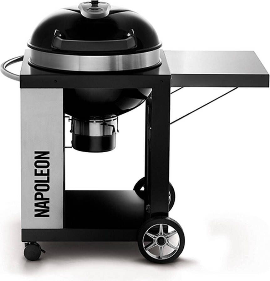 Napoleon Charcoal PRO barbecue Ø57 + wagen Barbecue houtskool Ø 57 cm Zwart