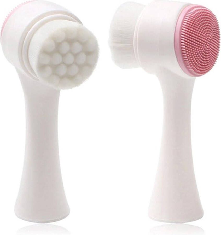 Narimano 2-In-1 Diepe Reiniging Wassen Gezicht Brush Krimpen Poriën Facial Manuele Massage Apparaat Huid Lift Beauty Tool gezichtsreiniging Borstel