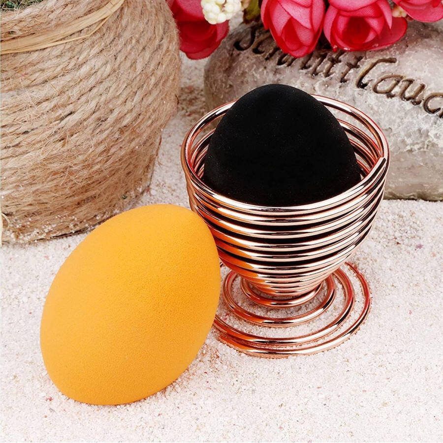 Narimano 2 Stuks Beauty Spons Droogrek Beauty Spons Blender Houder Make-up Spons Displaystandaard Beauty Spons Drooghouder