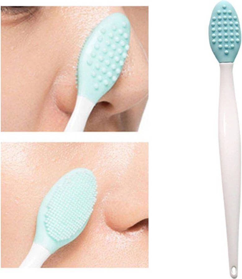 Narimano Siliconen Reinigingsborstel Beauty Tool Neusreiniger Neus Exfoliërende Borstels Siliconen Lip Peeling Dubbelzijdige Borstel