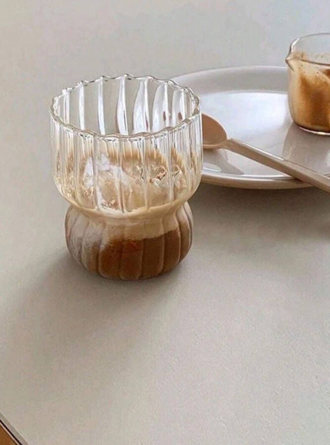 Narumi Studio Theeglas koffieglas Japandi minimalistisch 300 ml