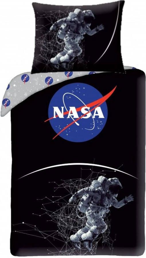 SimbaShop NASA Dekbedovertrek Spacewalk Eenpersoons 140 x 200 cm Katoen