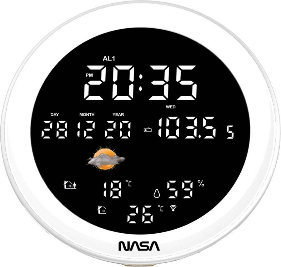 Nasa WSP1700 Weerstation kleur hout | Bluetooth Speakers |